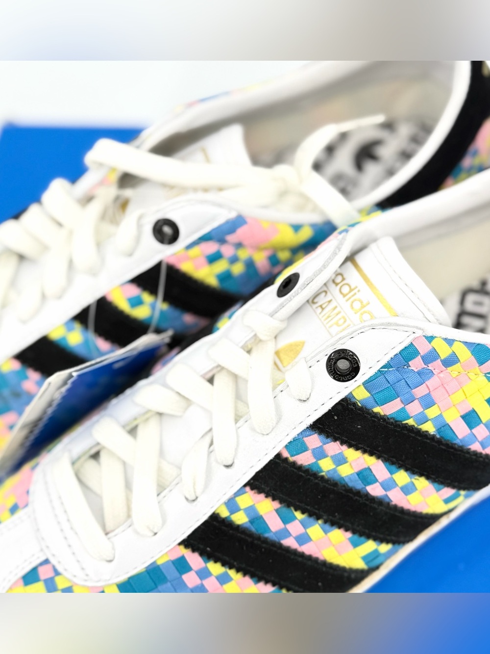 adidas Campus VIN 024410 Multi Woven Men’s 10 NEW OG Box Consortium - Picture 3 of 5
